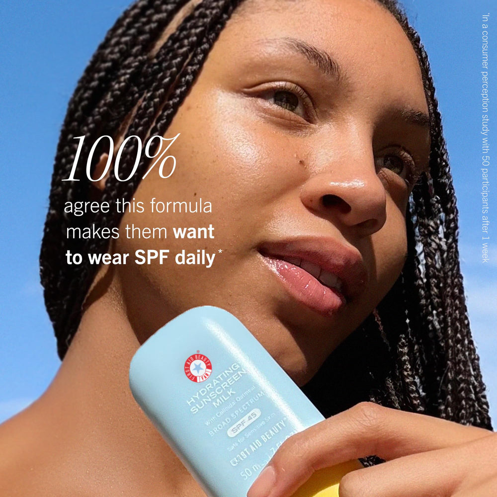 First Aid Beauty – formule non comédogène SPF45 préservant les pores