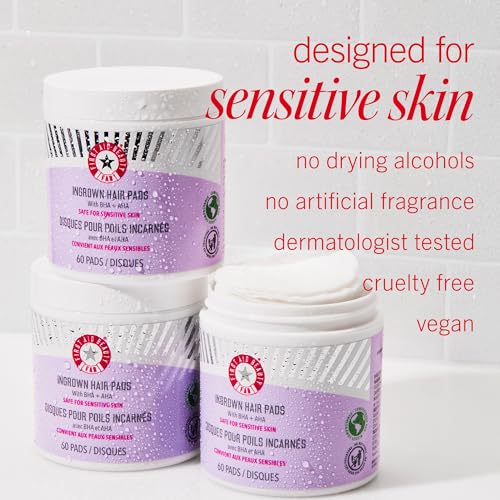 First Aid Beauty sans alcool et sans parfum, soin doux pour peaux sensibles.