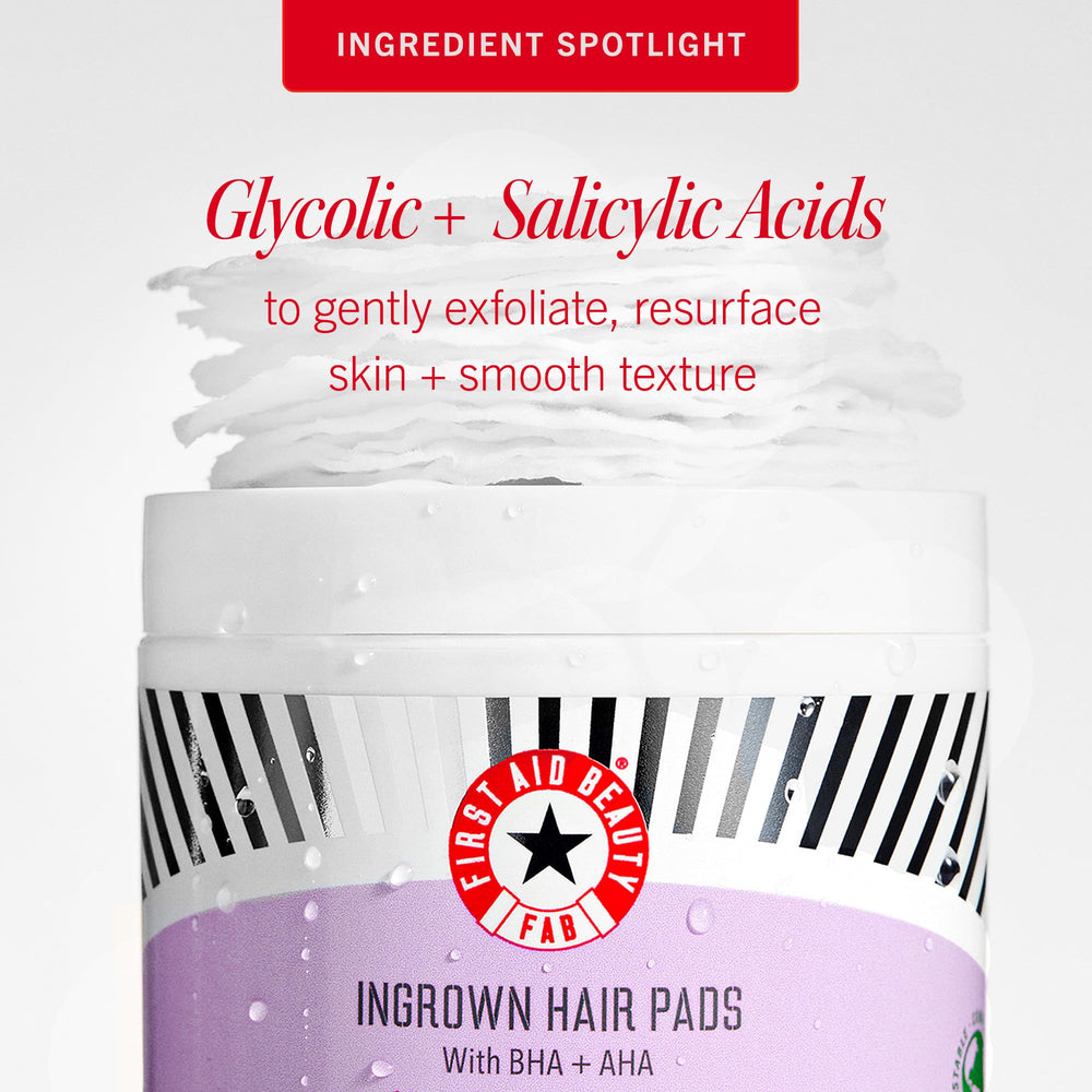 First Aid Beauty peau sensible, formule testée dermato et douce.