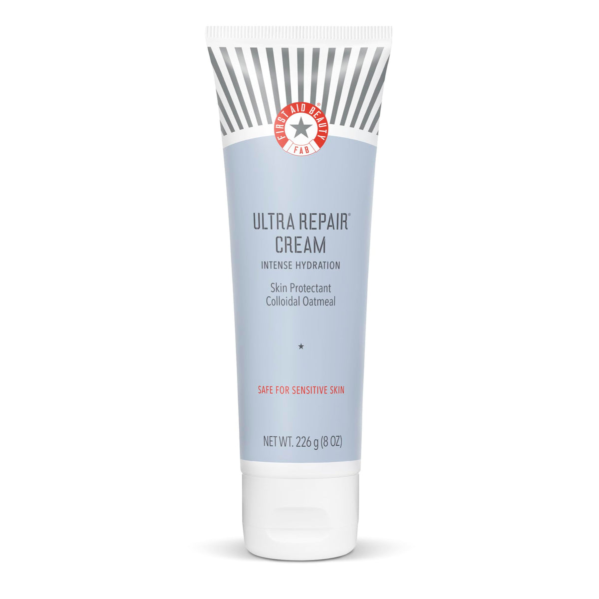 First Aid Beauty Ultra Repair Cream emballage pratique pour la routine soin