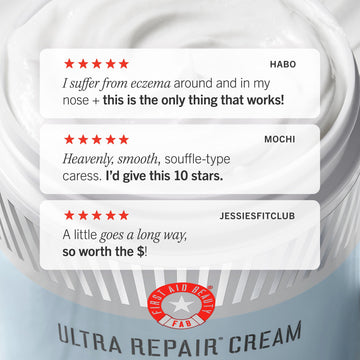 Ultra Repair Cream sin colorantes artificiales de First Aid Beauty