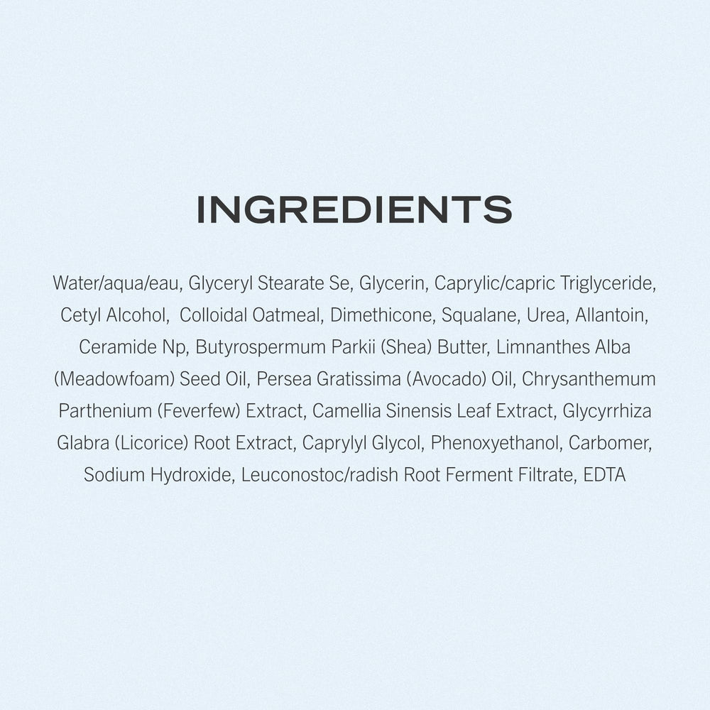 First Aid Beauty Ultra Repair, etiqueta clara que facilita reconocer ingredientes y beneficios.