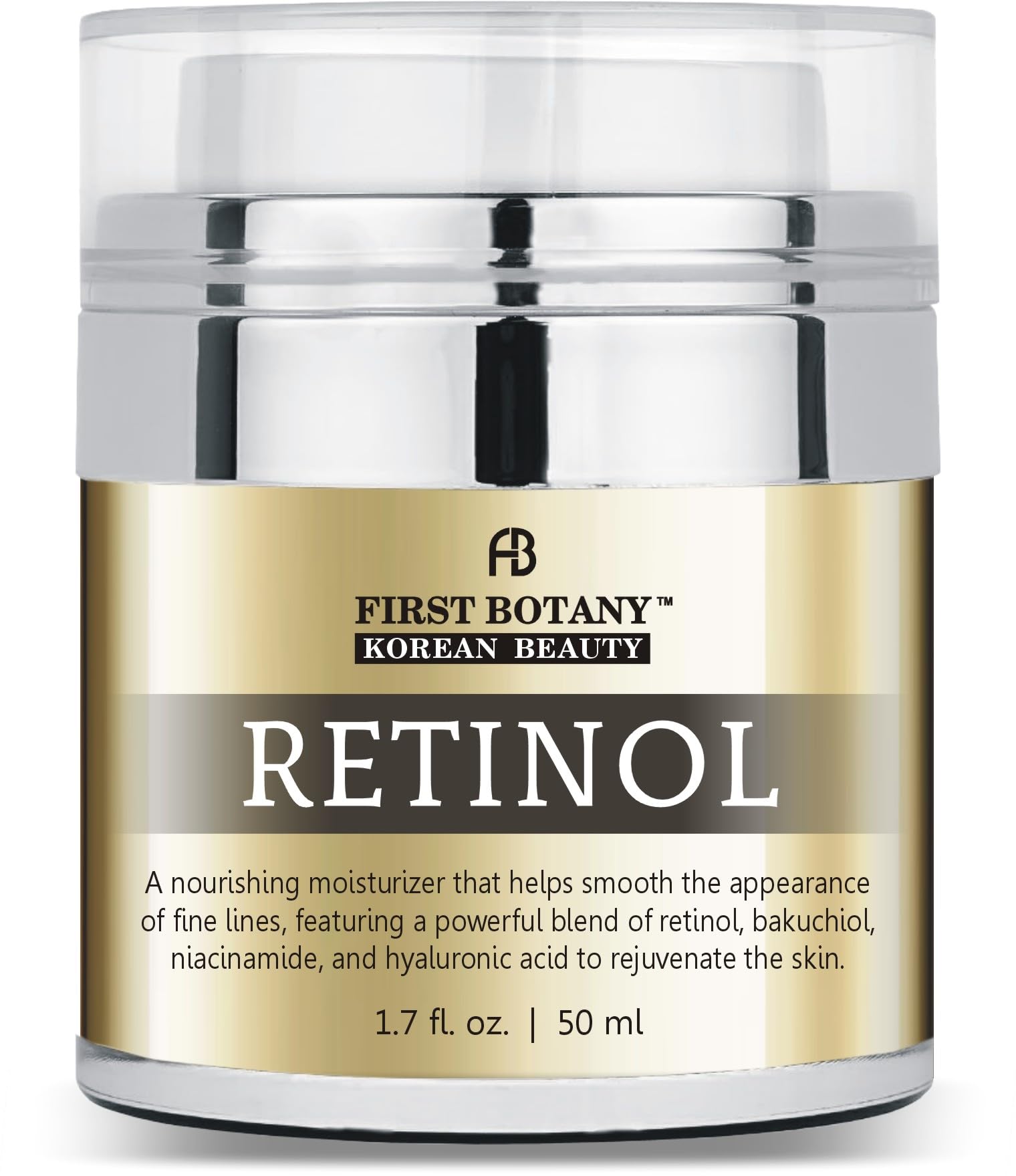 First Botany Retinol Hidratante Frasco: hidratación profunda para la piel