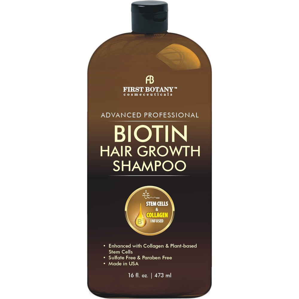First Botany Champú crema espumosa para limpieza suave y cabello limpio.