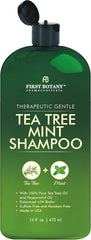 First Botany Champú de Árbol de Té: botella de 16 oz para limpieza suave.