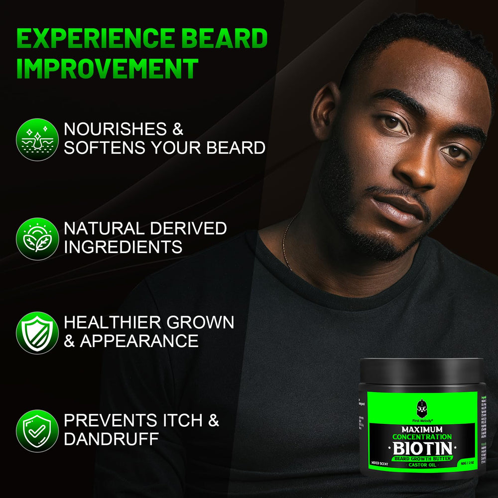 Beard Butter First Melody para peinado diario y control del encrespamiento