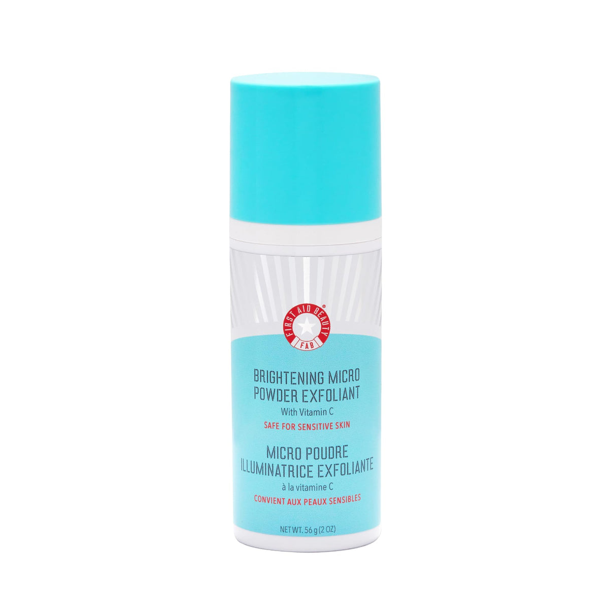 First Aid Beauty micro poudre exfoliante visage, poudre ultra-fine révélant un teint lumineux
