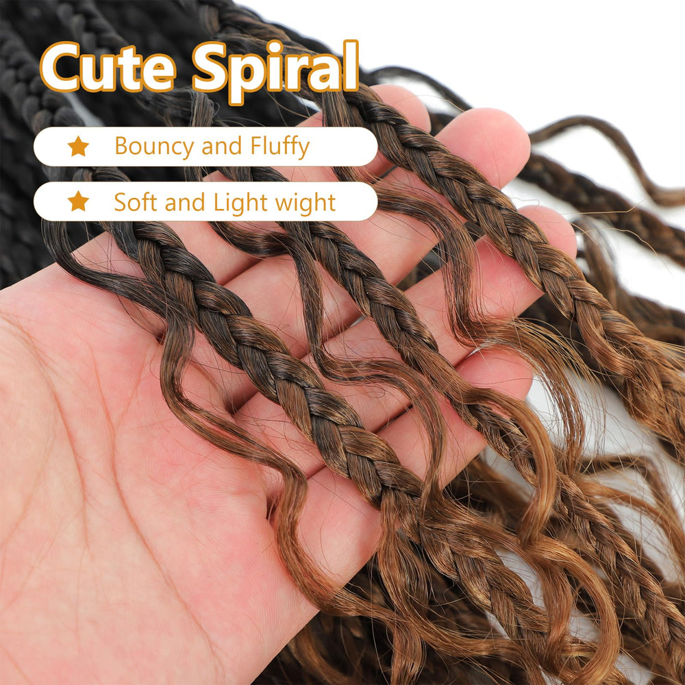 FIRSTCYH HAIR instalación fácil con pre bucle para trenzas rápidas