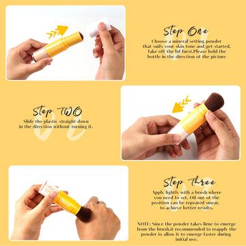 Protector solar mineral para rostro y cabello sin peso de Firstfly.