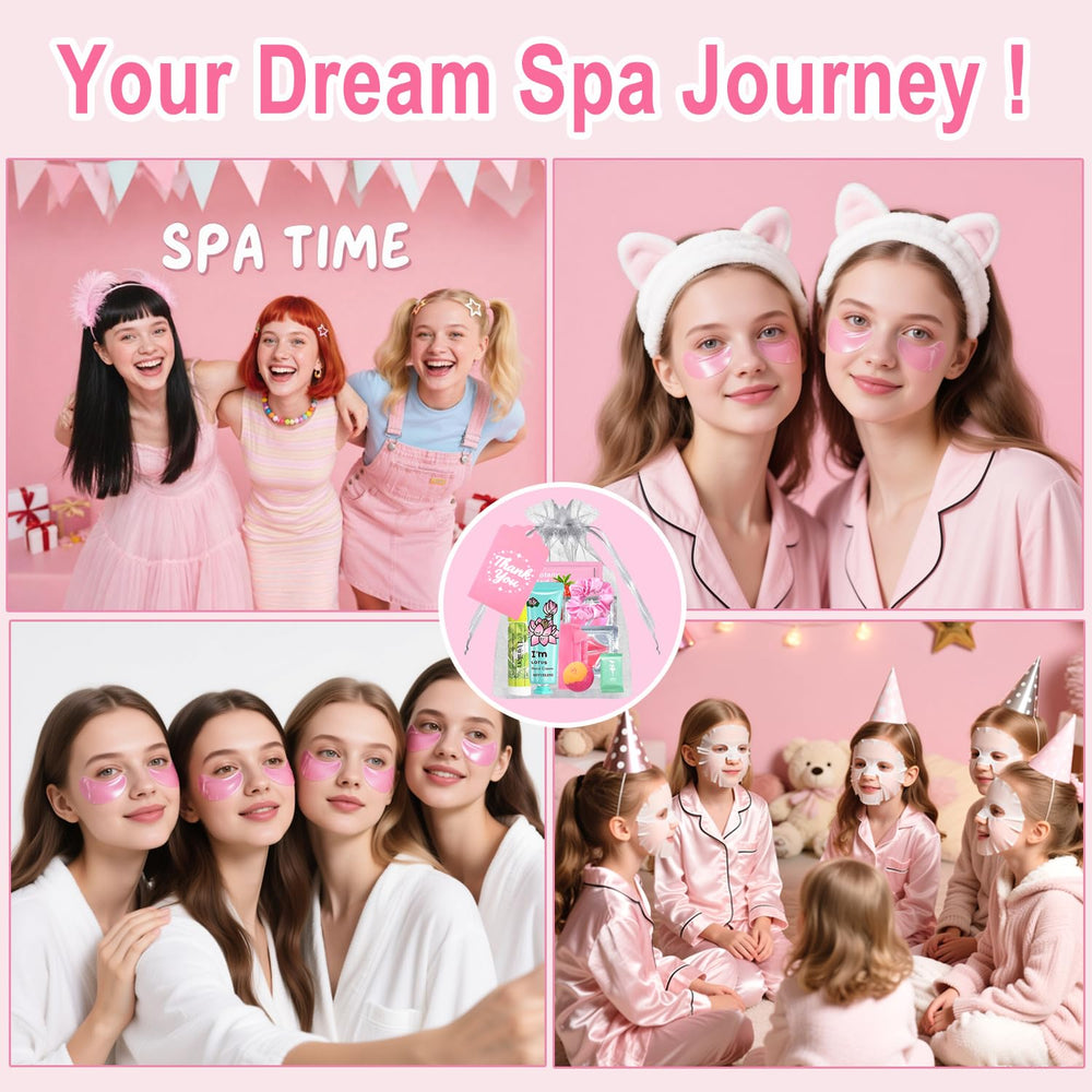 Firstfly spa skincare set: cintas para la cabeza para peinados cómodos durante la spa party