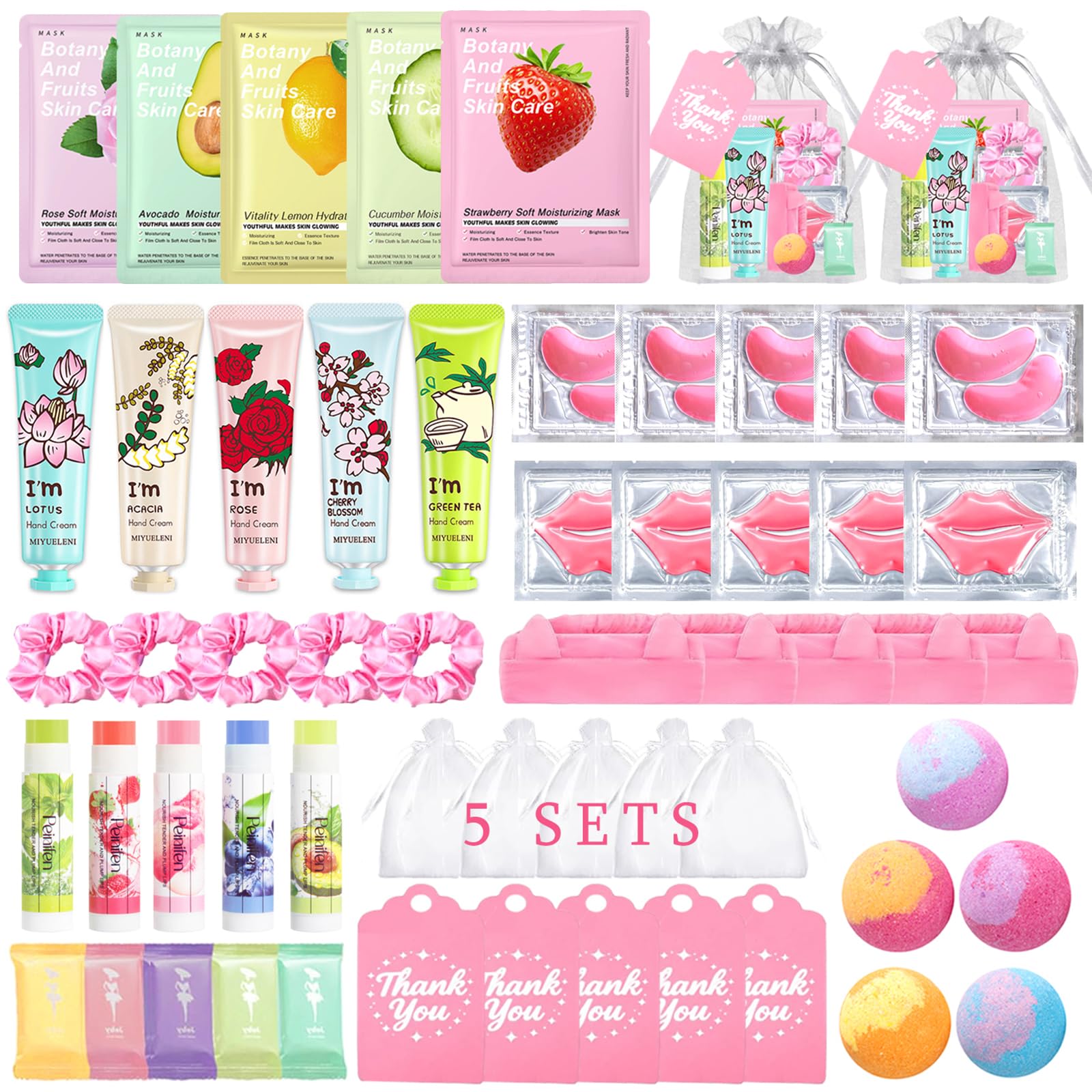 Firstfly spa skincare set: mascarillas faciales para piel suave y relajación infantil
