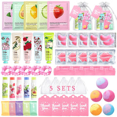 Firstfly spa skincare set: mascarillas faciales para piel suave y relajación infantil