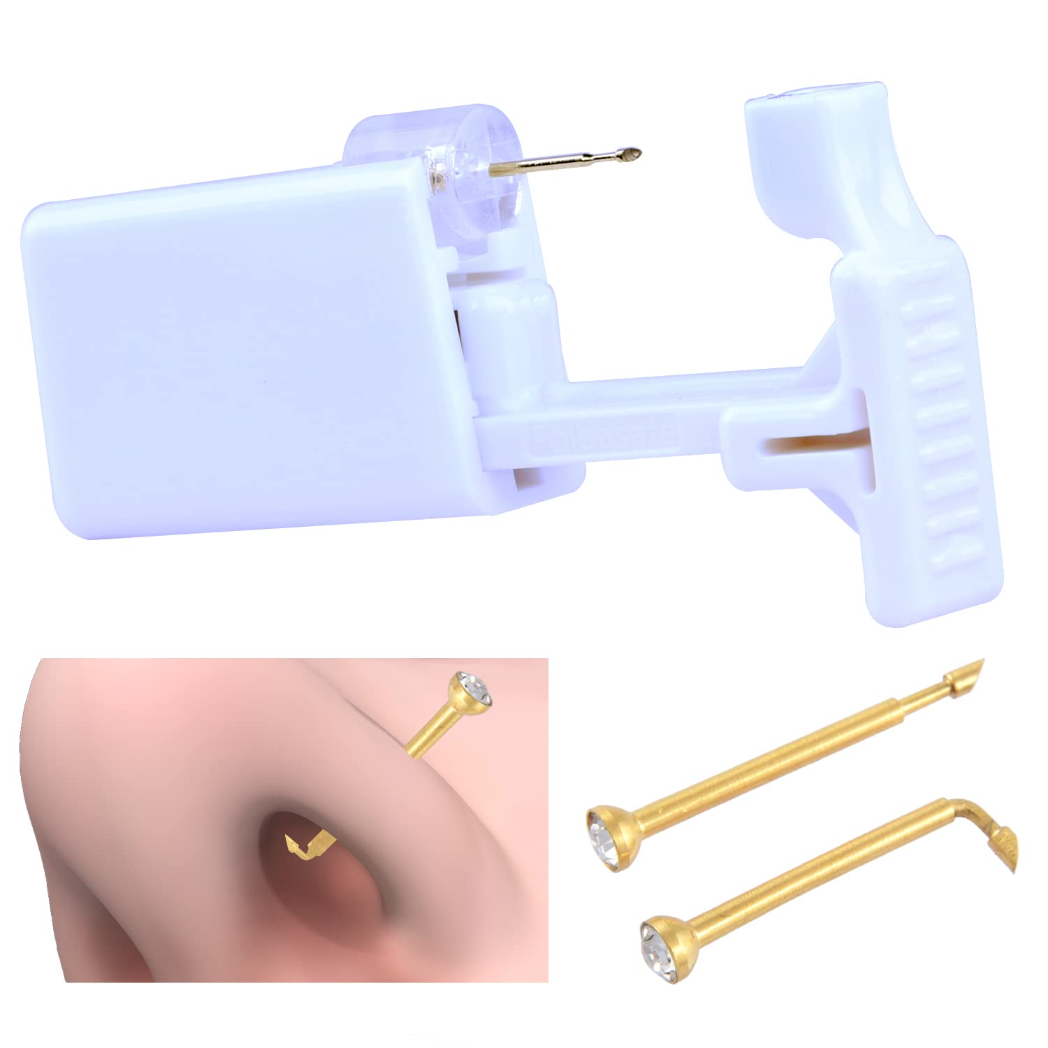 Firstomato kit perforación nasal desechable para uso doméstico seguro y cómodo.