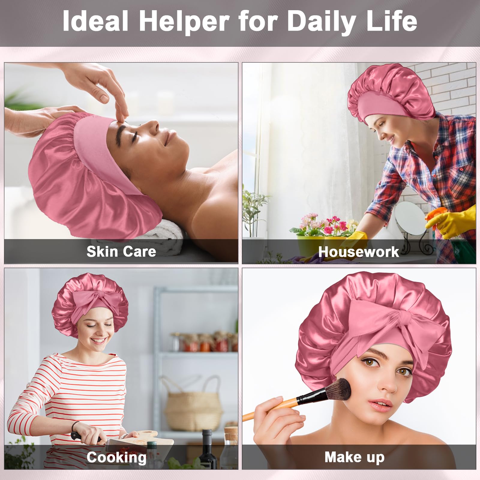 Bonete FIRSTPELLA ideal para trenzas y recogidos durante la noche