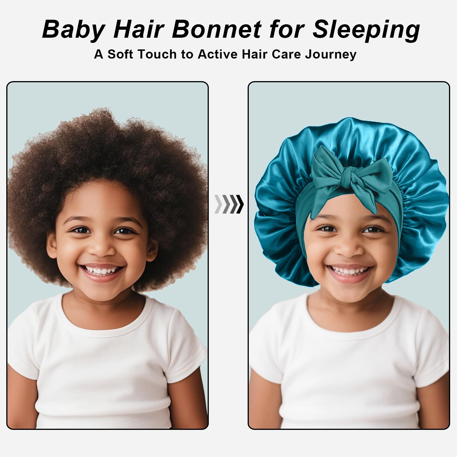 Gorra de satén FIRSTPELLA para lavado facial, mantiene el peinado durante el cuidado diario.