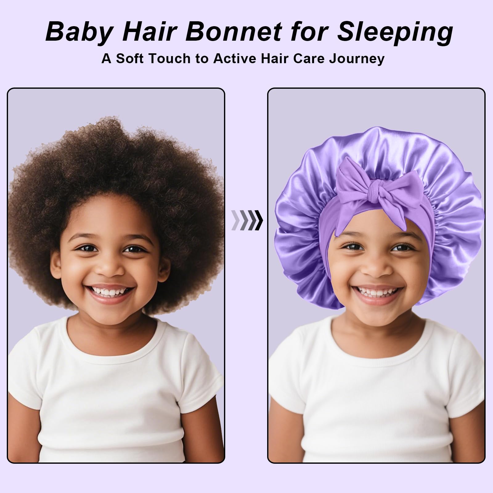 Gorra de noche FIRSTPELLA para cabello rizado, protege el peinado durante el sueño