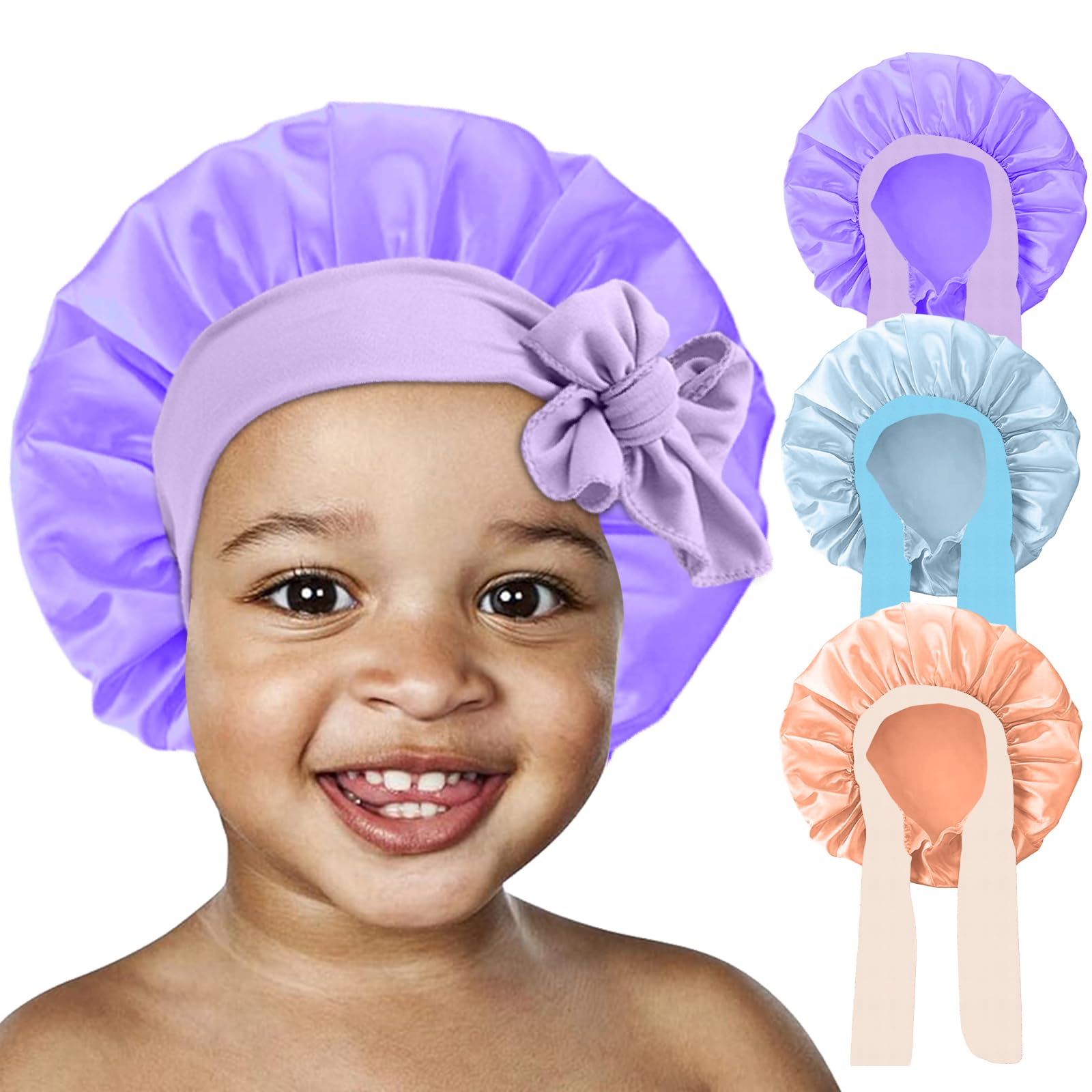 Gorro FIRSTPELLA para dormir, mantiene rizos definidos al despertar