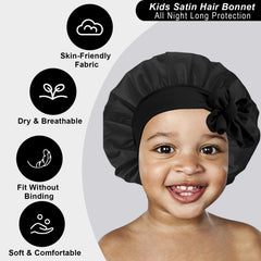 Gorro FIRSTPELLA para niño con cabello rizado durante la noche