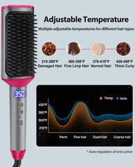 Firwero ajuste de 16 temperaturas para cabello diverso.