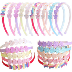 Diadema Fishdown para niñas con arcoíris y brillo, ideal para sesiones de fotos.