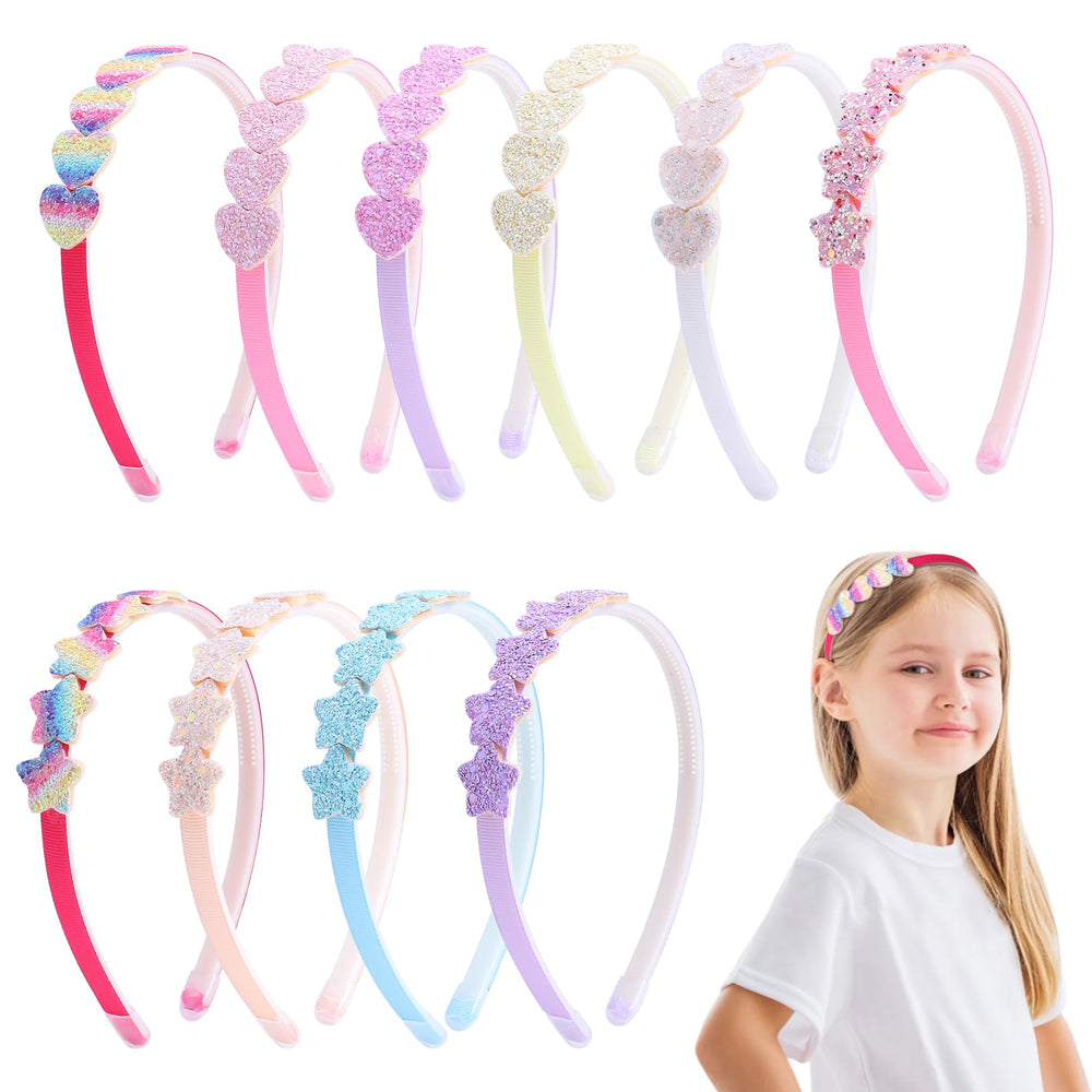 Diadema Fishdown con corazones y estrellas, toque femenino para cualquier ocasión.