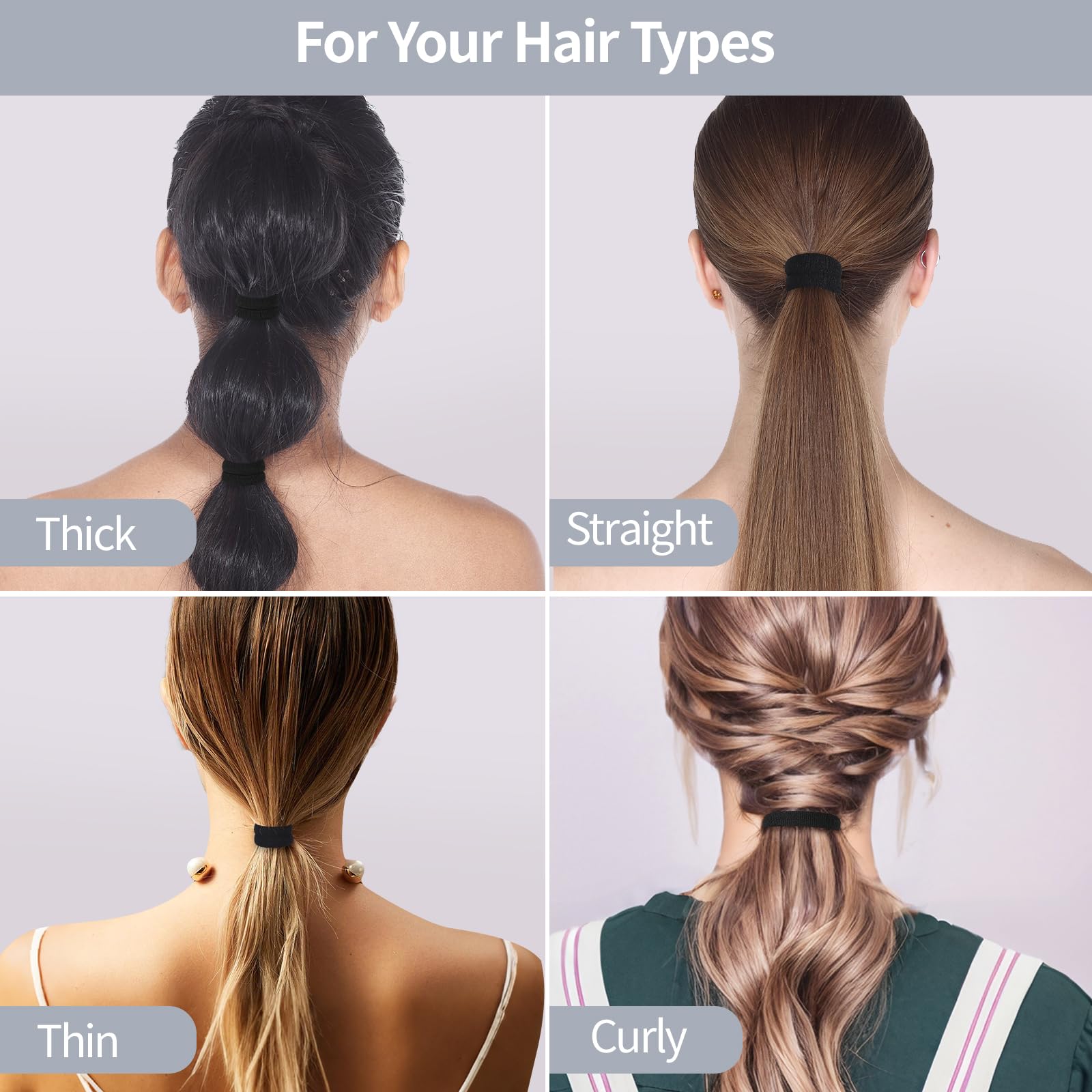 Elásticos Fishinsea para diferentes tipos de cabello muestran versatilidad.