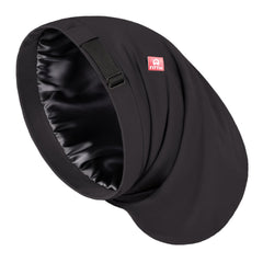 Bonete satin grande de Fittia para dormir protege rizos y cabello largo.