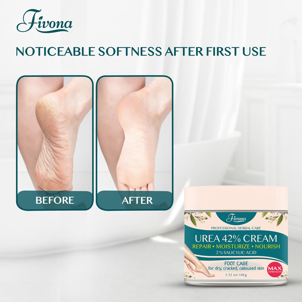 Uso nocturno de FIVONA crema para pies cansados