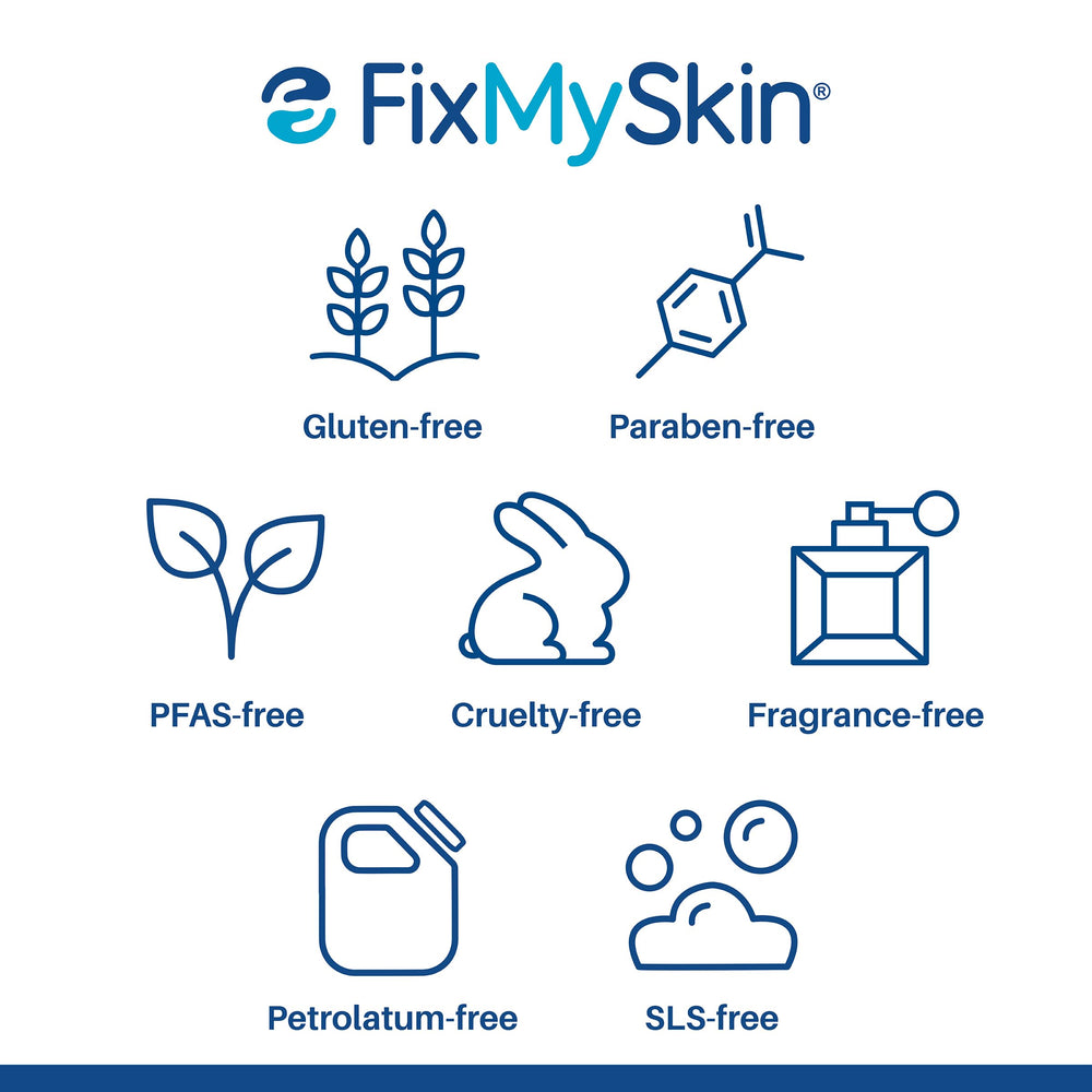 FixMySkin bálsamo labial textura suave que se desliza fácilmente.