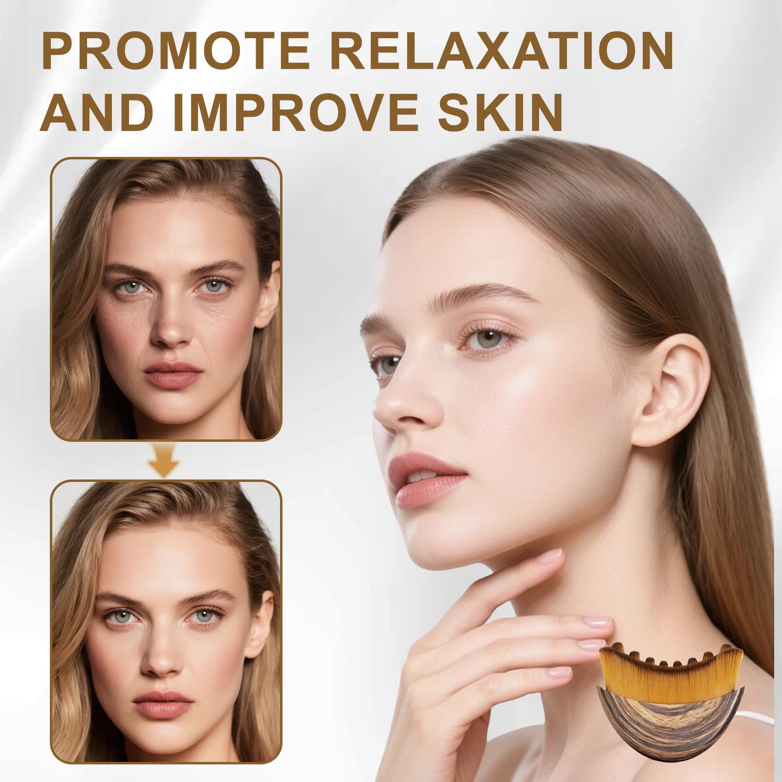 FIYY6VC brocha deslizamiento suave masajes faciales sin irritacion