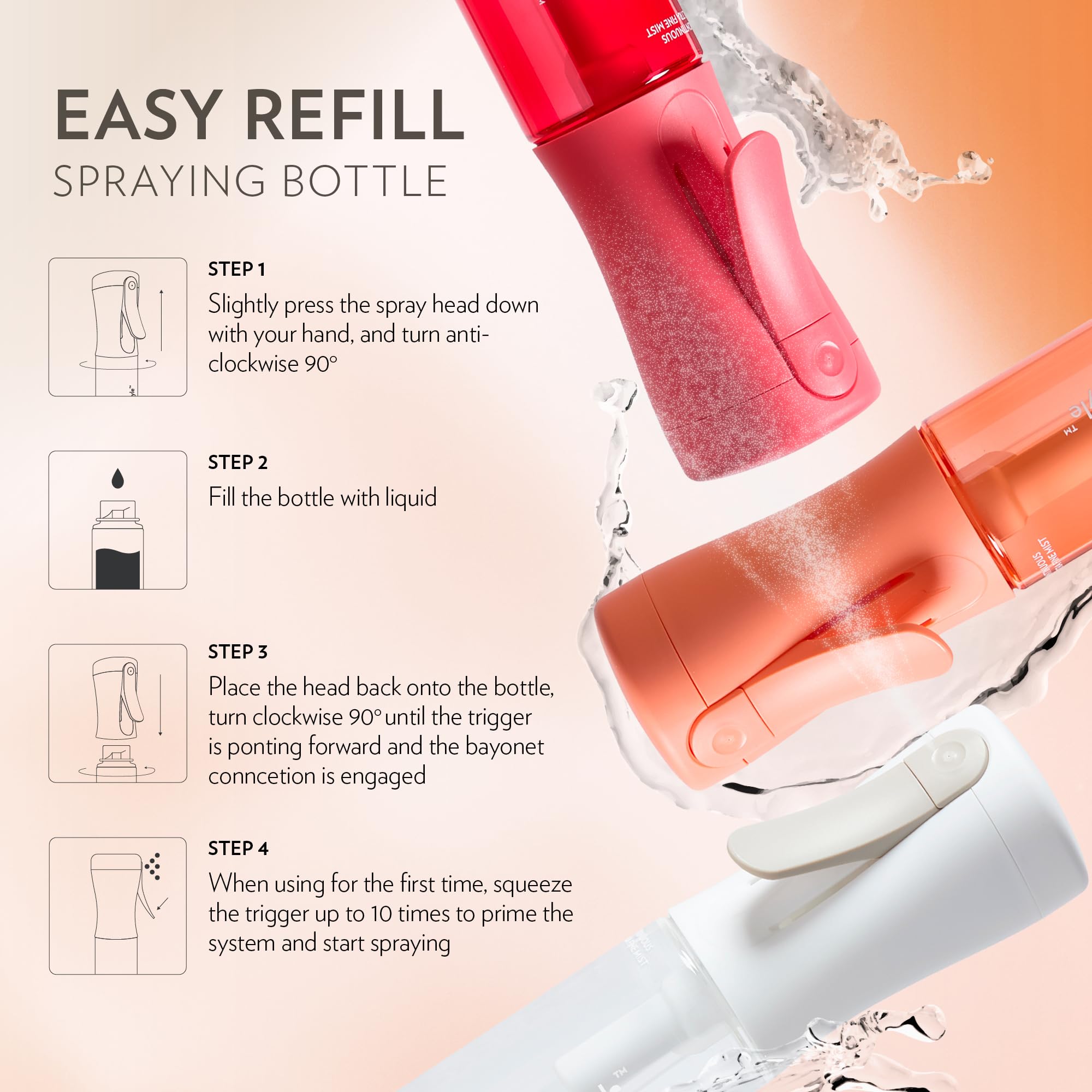 FLAIROSOL MyStyle – bouteille légère et polyvalente pour hydratation et soins