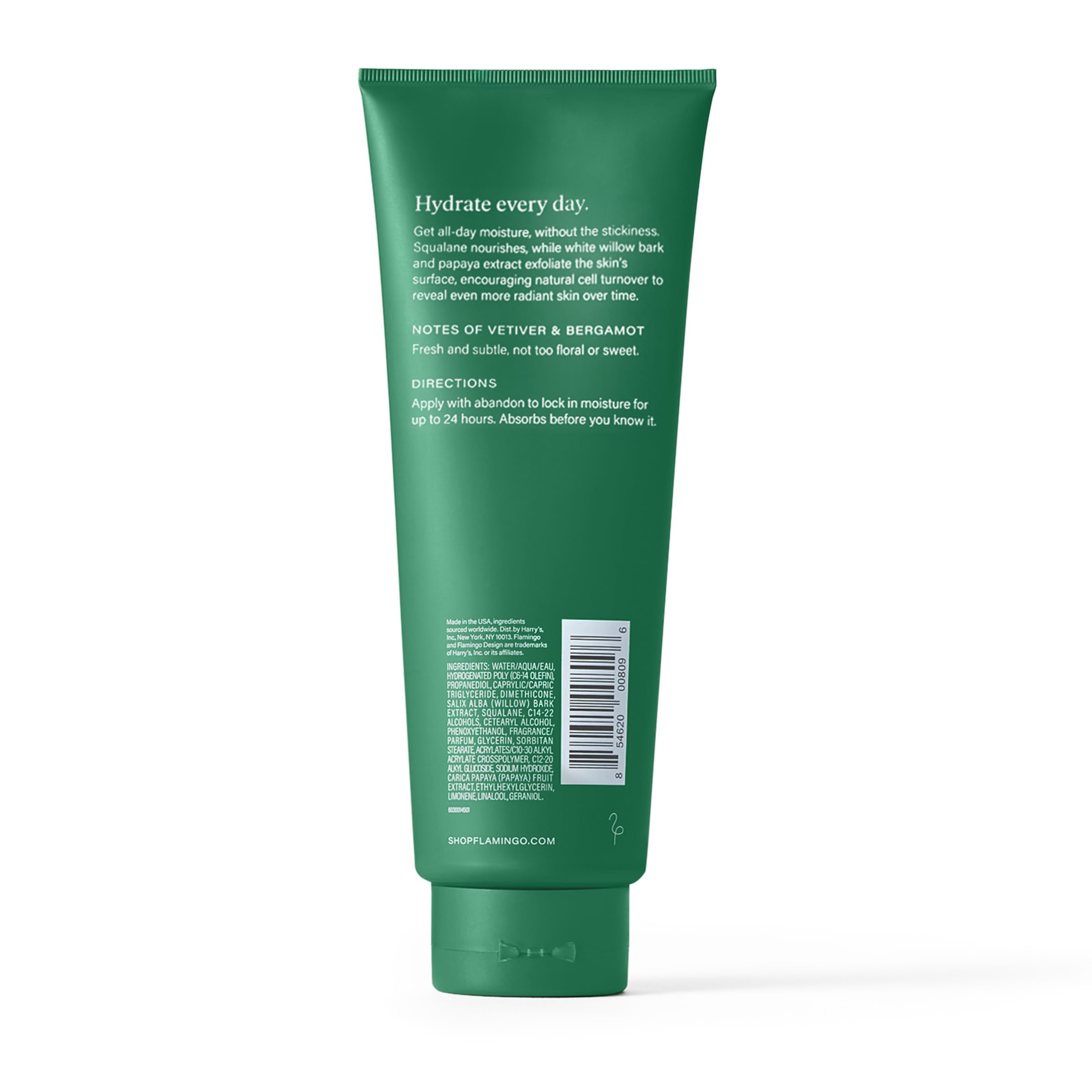Producto dermatologicamente probado de Flamingo, apto para piel sensible.