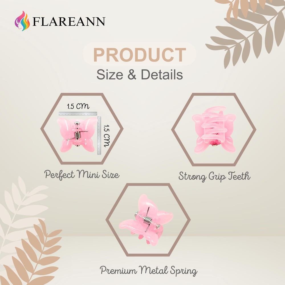 Agarre firme de clips FLAREANN para pelo delicado