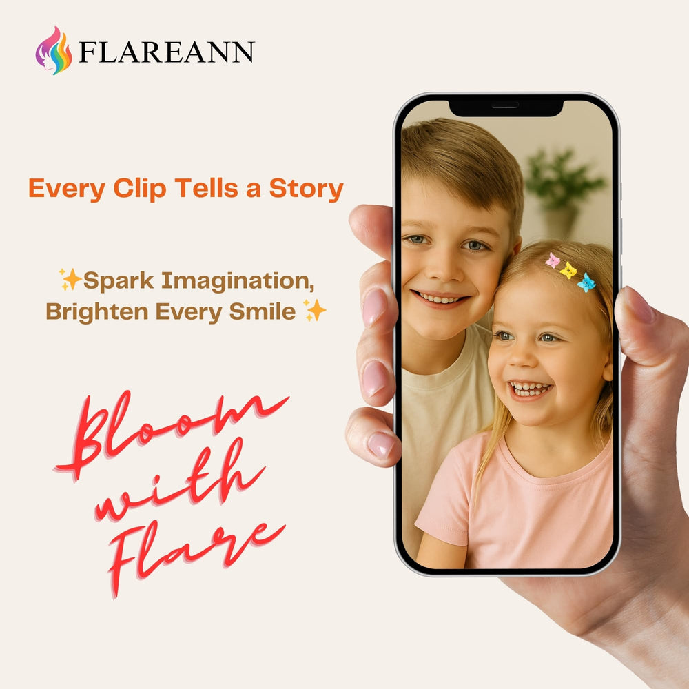 Regalo ideal FLAREANN clips mariposa para niñas