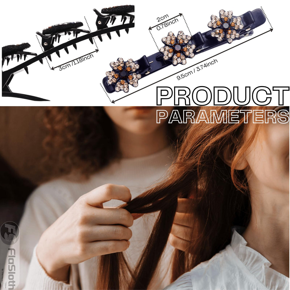 Uso diario FlaSloth para trenzas y moños elegantes