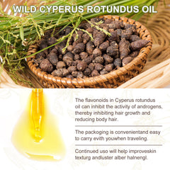 Flasture Aceite Cyperus Rotundus, cuidado localizado para piel suave tras depilación.