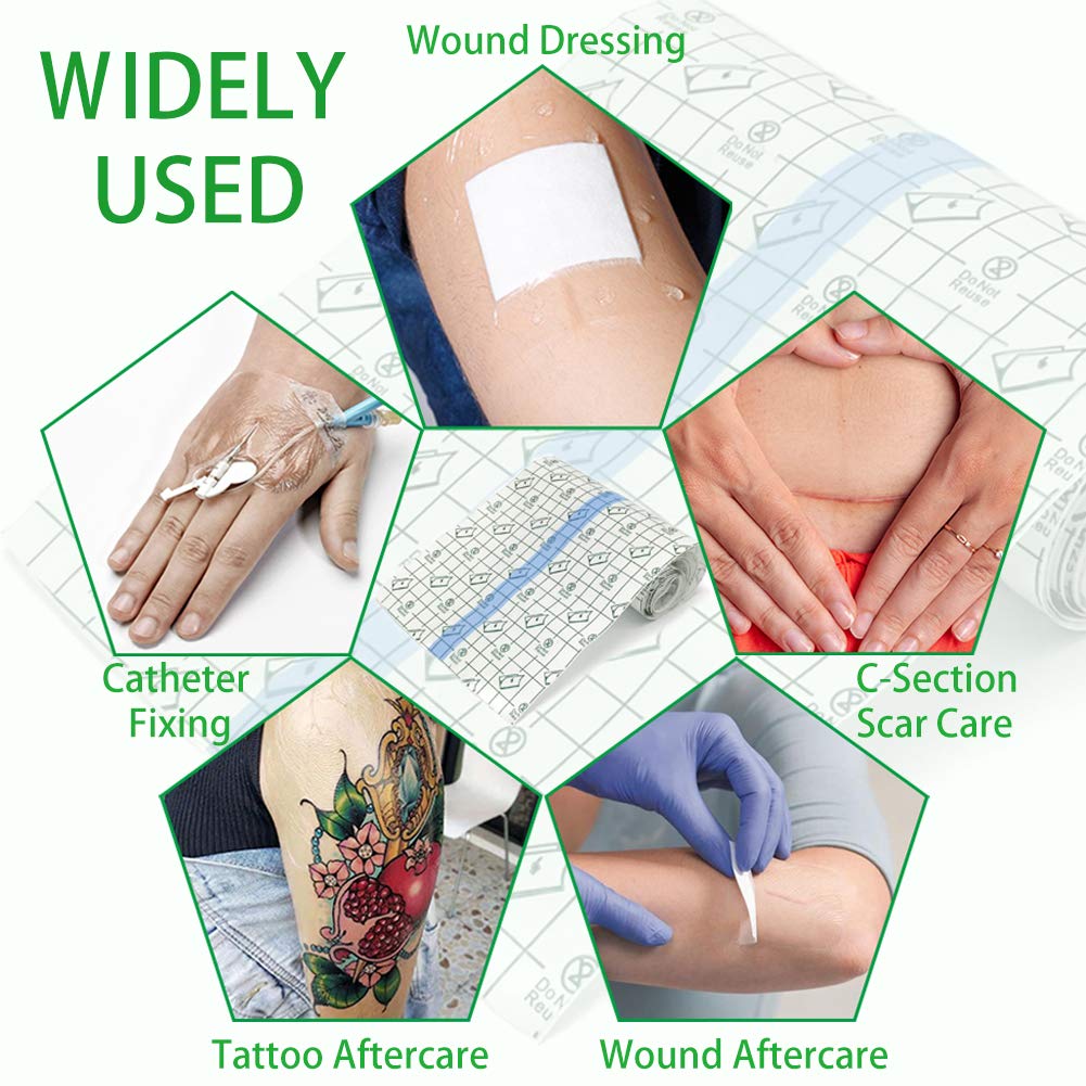 Flatoedu uso facil corte curita tatuaje ajuste rápido a cualquier zona.