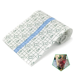 Flatoedu vendaje tatuaje 6in-2yd, cobertura transparente que cuida la piel y mantiene la tinta visible.