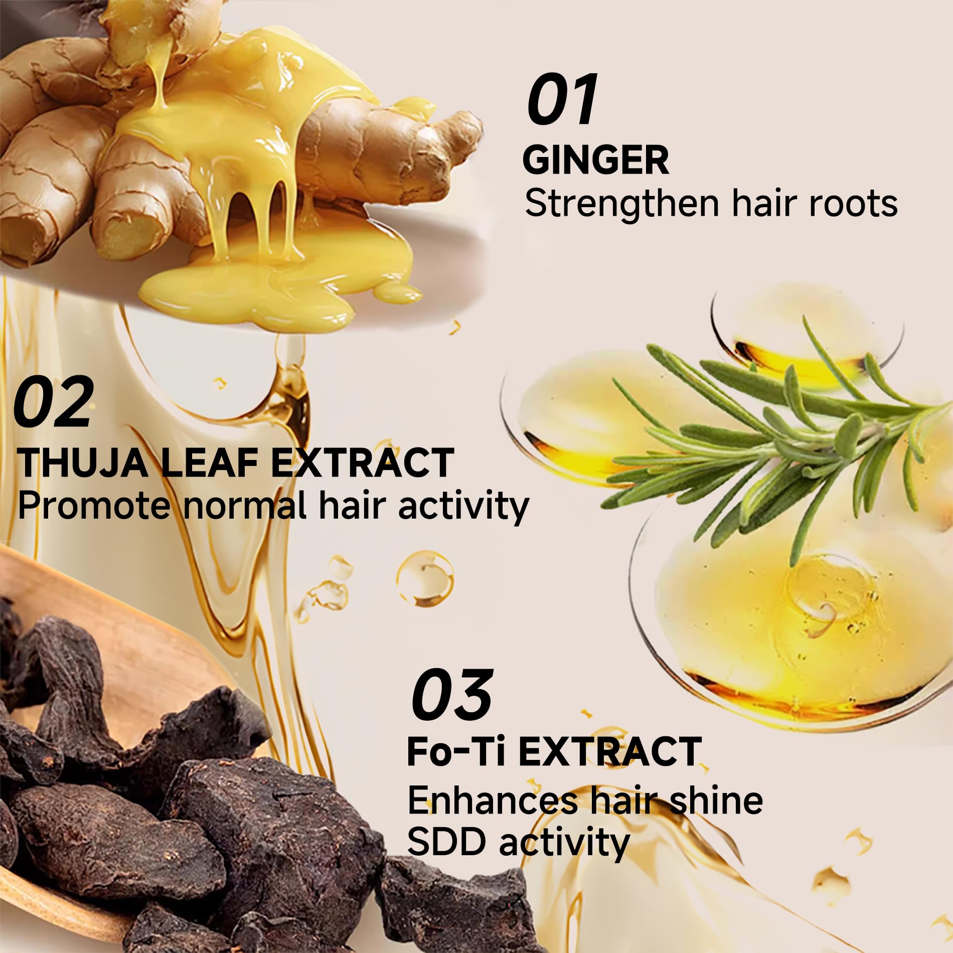 FLEXQW cabello más sano: cuidado del cuero cabelludo y brillo.
