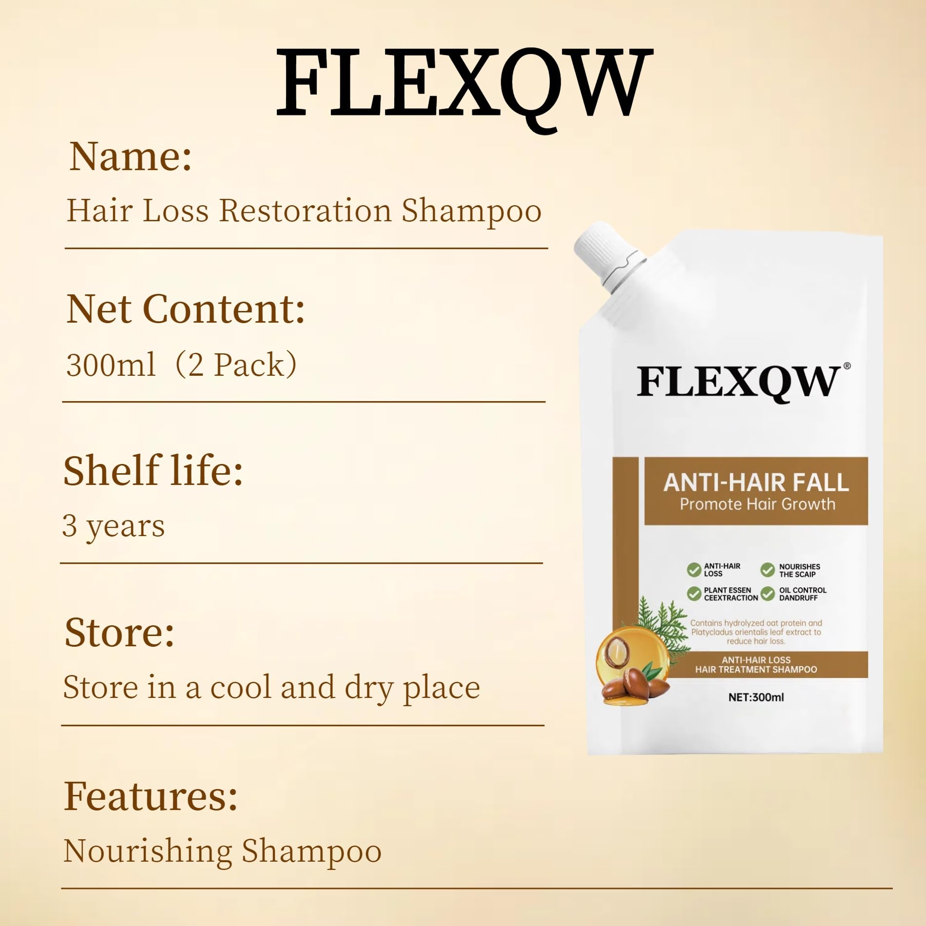 FLEXQW envase 300ml: presentación práctica para uso diario.