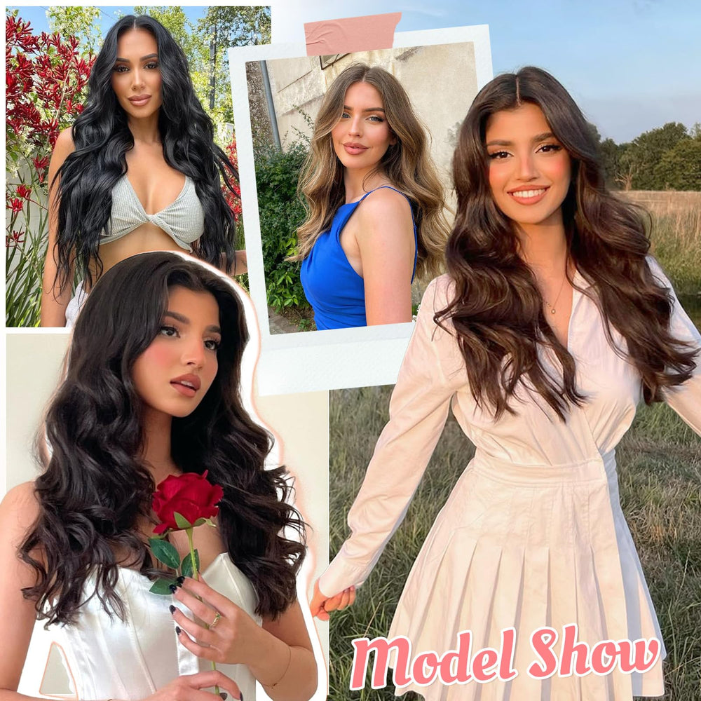 Extensiones de pelo natural suave Fliace para mayor densidad sin esfuerzo