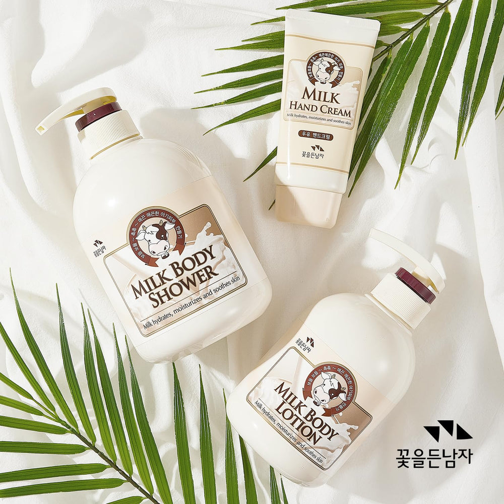 Flor de Man Cosmocos leche corporal, uso diario para una experiencia suave