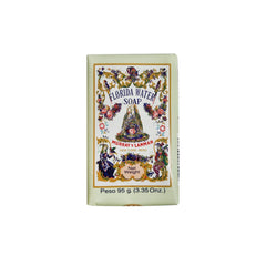 Florida Water barra jabón pack 4, frente, aroma cítrico suave para uso diario.