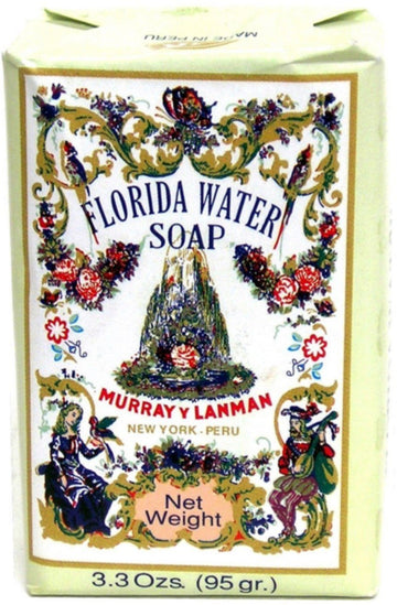 Florida Water barra-jabon ofrece aroma refrescante para el baño diario.