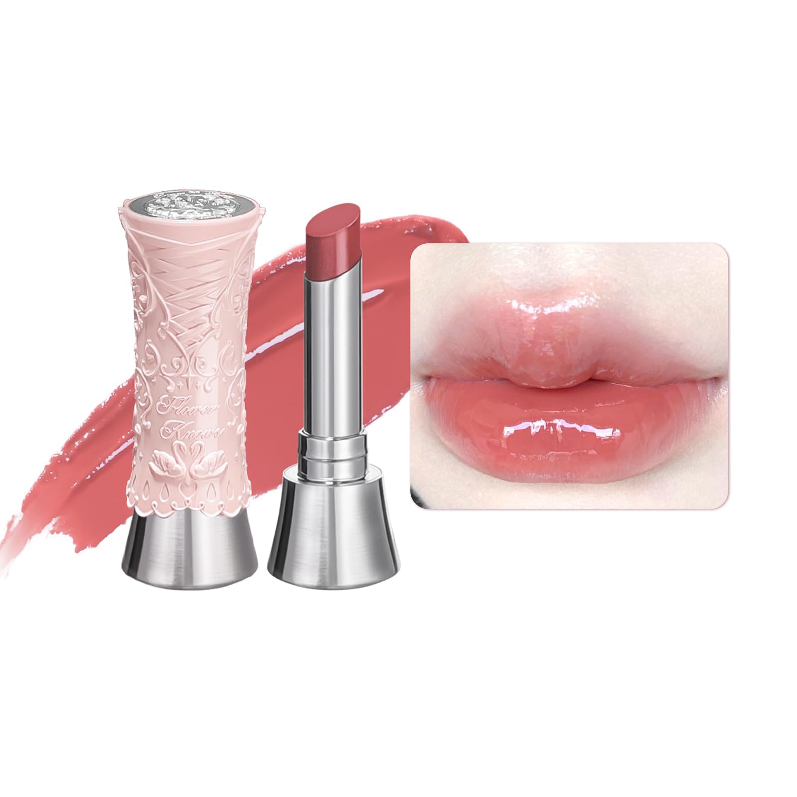 Flower Knows barra labios Swan Ballet: brillo suave y acabado natural