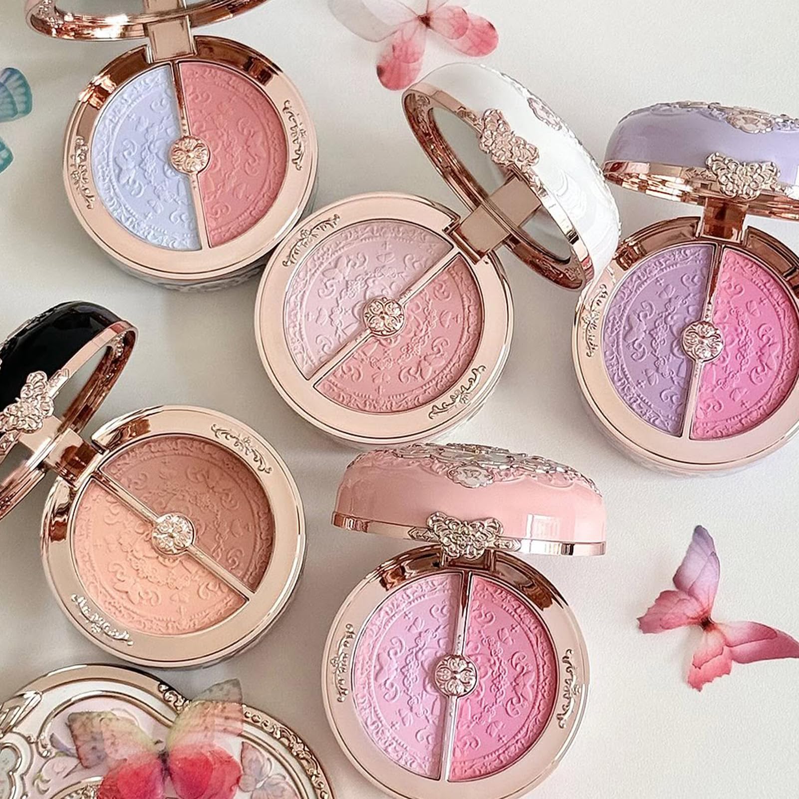 Flower Knows blush brush recommended for precise, easy application
