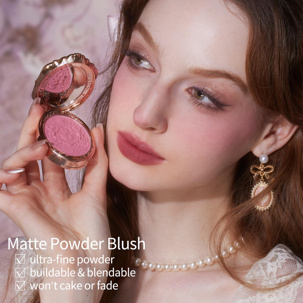 Flower Knows blush empaque Rococo: estuche elegante para exhibirse en el tocador.