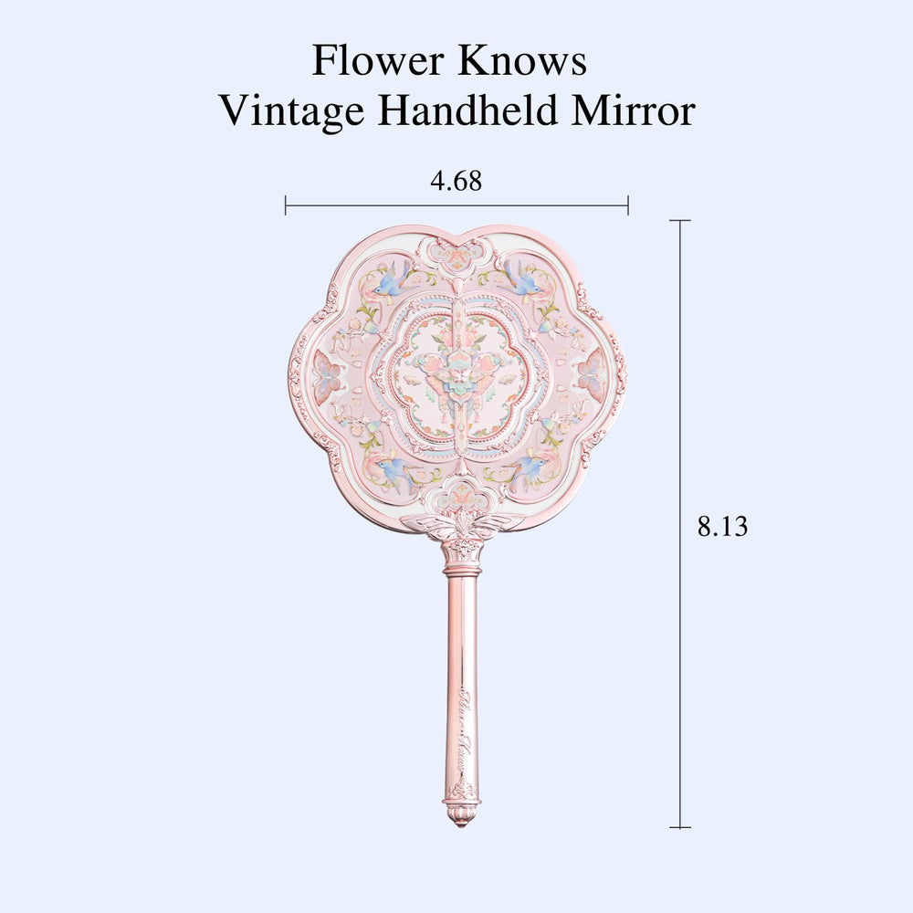 Flower Knows Espejo de mano con mariposa, detalles vintage para un toque elegante