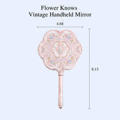 Flower Knows Espejo de mano con mariposa, detalles vintage para un toque elegante