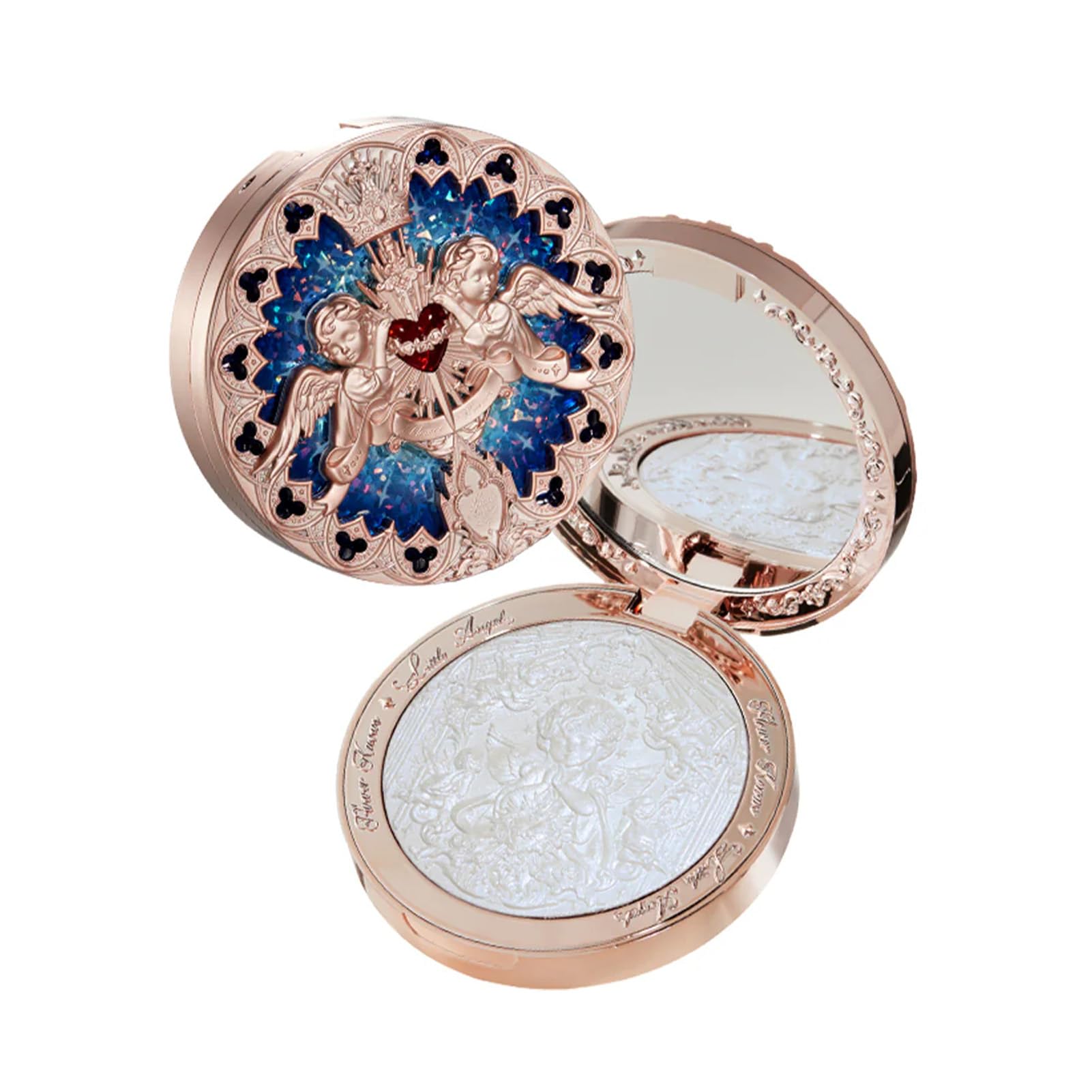 Flower Knows Little Angel Highlighter embosé: lueur durable sur les pommettes